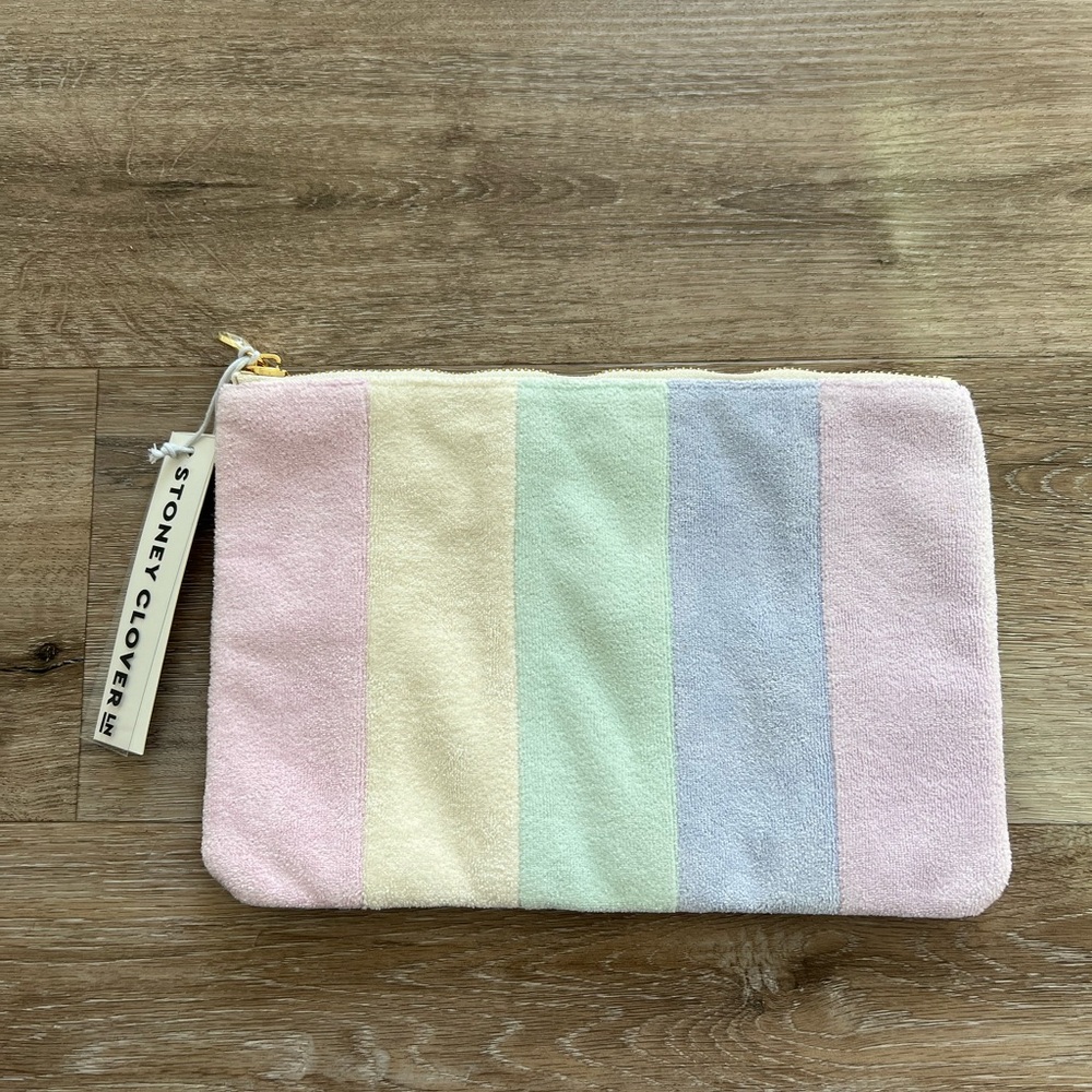 Stoney Clover Lane Mermaid Terry Flat Pouch in Mermaid
Rainbow